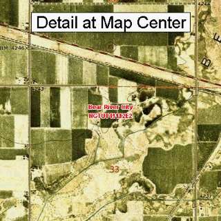 USGS Topographic Quadrangle Map   Bear River City, Utah (Folded 
