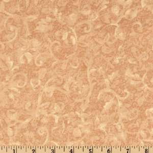  43 Wide Acorn Hollow Brocade Tan Fabric By The Yard 