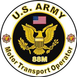  United States Army MOS 88M Motor Transport Operator Decal 