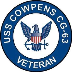  US Navy USS Cowpens CG 63 Ship Veteran Decal Sticker 5.5 