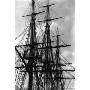  Rigging of the USS Constitution by Unknown 12x18