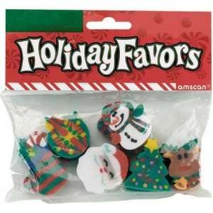  Holiday Fun Erasers 12ct Toys & Games