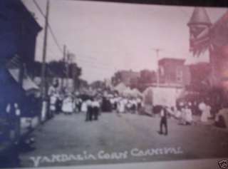 1910 RPPC POSTCARD CORN CARNIVAL VANDALIA MISSOURI MO  