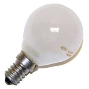  General 40142   40G/E14/FR120V G14 Decor Globe Light Bulb 