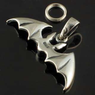 Sterling 925 Silver Charm Vampire Bat + SPLIT RING LINK  