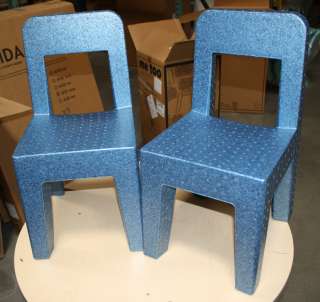   Chair Blue set of 2 by Enzo Mari for Magis of Italy NEW  