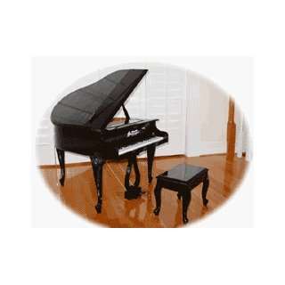  Schoenhut Louis XV Piano & Bench In Black Baby