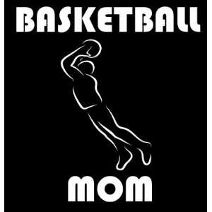  Basketball Mom & player white window sticker Everything 