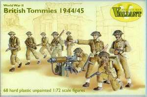 Valiant Miniatures 1/72 001 WW2 British Tommies 1944/45  