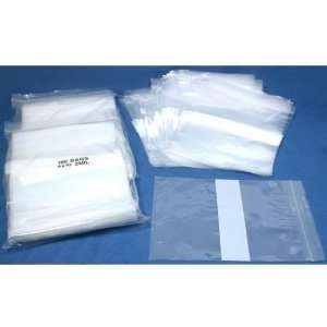  300 Poly Bag Zipper Resealable Plastic Shipping Bags 8 x 