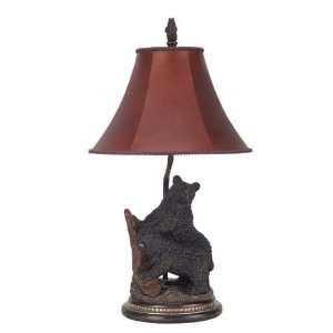  New Bear w/ Cub Rustic Lodge Cabin Desk Table Lamps