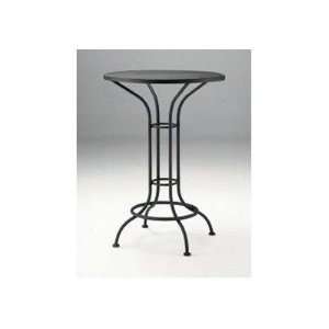  Bar Height Outdoor Round Mesh Top Bistro Table Finish 