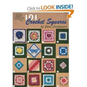  101 Crochet Squares Jean Leinhauser Books