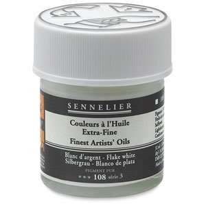  Sennelier Artists Extra Fine Oil Paint   Flake White, 32 