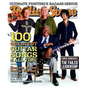 Rolling Stone Cover of Guitar Gods (various artists) by unknown. Size 