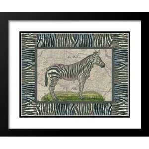 Arts Uniq Exclusives Framed and Double Matted Print 29x35 Le Zebre I