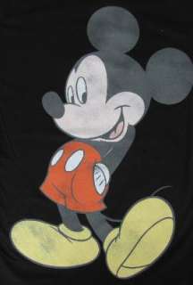 Disney T Shirt V neck Minnie OR Crew Mickey Mouse Cotton Print Tee Top 