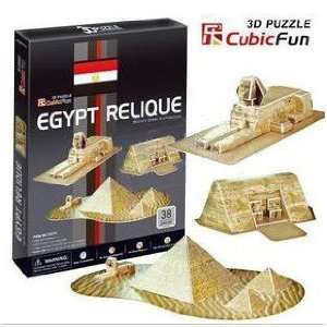  3D Pyramids of Giza, Egypt Puzzle Toys & Games