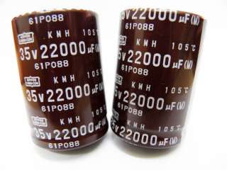 2pcs 22000uF 35v NCC Capacitor 105ºc 35x50mm KMH  