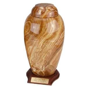  Pet Urn Caramel Marble Vase 