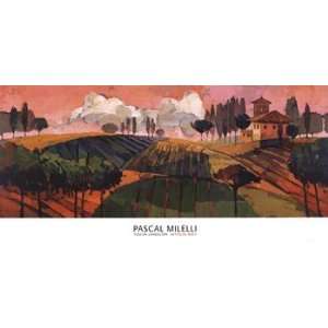  Tuscan Landscape   Poster by Pascal Milelli (40 x 19 