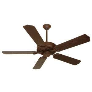 Craftmade PF52RI, Porch Fan Rustic Iron 52 Outdoor Ceiling Fan with 