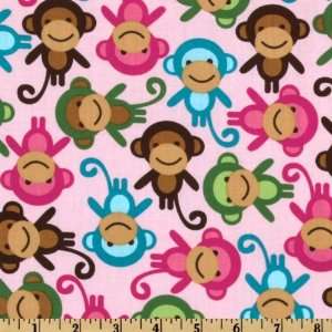  44 Wide Urban Zoologie Monkeys Spring Fabric By The Yard 