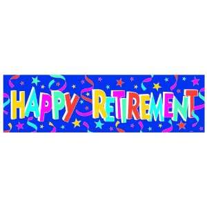  Retirement Party Giant Sign (1 per package) Toys & Games