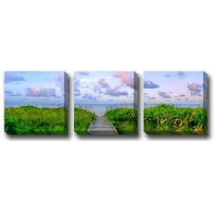  Canvas Art   Walk Toward Dawn (3 Piece), 72x24   Free 