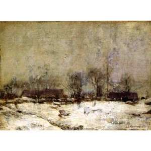 FRAMED oil paintings   John Henry Twachtman   24 x 18 inches   Winter 