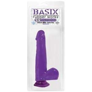   Rubber Works   7.5 Suction Cup Dong   Purple