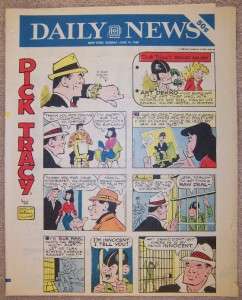 NY DAILY NEWS SUNDAY COMICS 6/22 1980 Spiderman Little Orphan Annie 