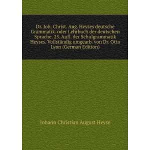   Dr. Otto Lyon (German Edition) Johann Christian August Heyse Books