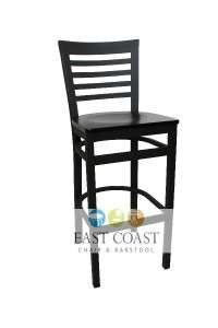 Full Ladderback Metal Restaurant Bar Stools / Chairs  