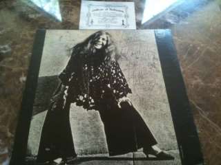 Autographed Record Album signed by   Janis Joplin   Certificate of 