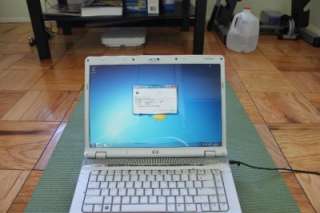 SPECIAL EDITION WHITE HP PAVILION DV6000 DV6458SE WITH CHARGER GREAT 