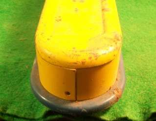 Vintage AUTO TRANSPORT Toy Truck Car Mover Yellow Blue  