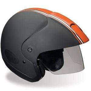  Bell Mag 8 Helmet   X Large/Black/Orange Rally Automotive