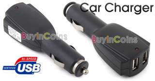 Dual 2 Port USB Car Charger for iPod  MP4 W  