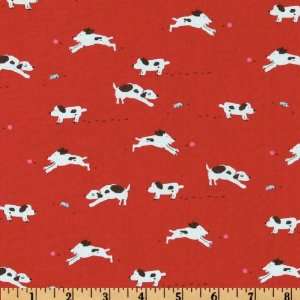  44 Wide Moda Sherbet Pips Puppy Cherry Fabric By The 