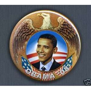 retro design Barack Obama   Early 1900s style campaign button  LIKE 