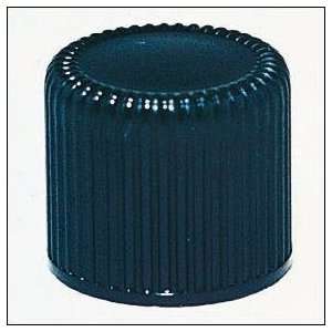 Kimble Black Phenolic Screw Caps, 13 415 GPI thread; PTFE faced rubber 