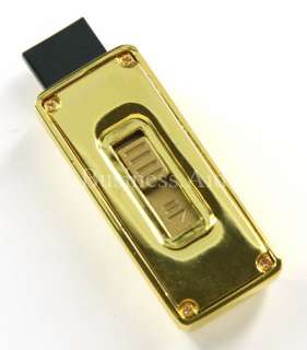 4GB Mini Gold Bar Shape USB 2.0 Flash Memory Drive  
