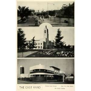 1939 Print East Rand Johannesburg Modder Rd Brakpan New Town Hall 