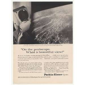  1961 Perkin Elmer NASA Astronaut Periscope Photo Print Ad 