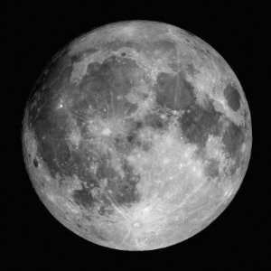  Full Moon Premium Poster Print by Stocktrek Images , 24x24 