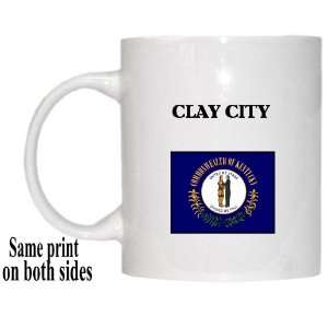    US State Flag   CLAY CITY, Kentucky (KY) Mug 