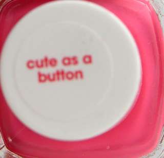 Essie Nail Polish Lacquer Cute as a Button Coral Pink 095008000831 