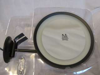 Magnifying Lighted Mirror Round Kimball and Young XLNT  