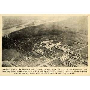 1923 Print Muscle Shoals Airplane Nitrate Plant Power 